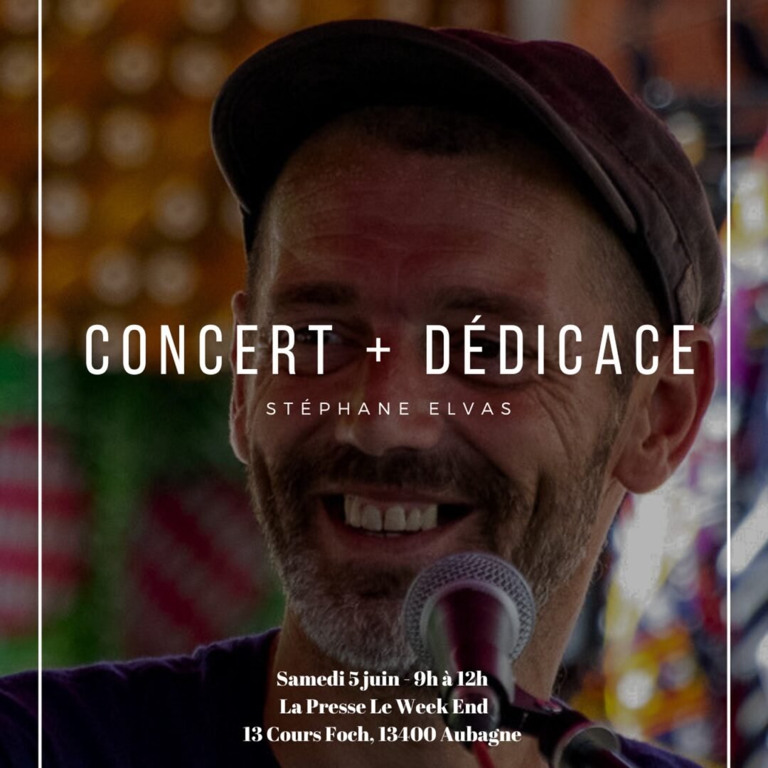 Samedi 5 juin, venez profiter d'un concert de Stéphane Elvas sur la terrasse du bar Le Week End, ainsi qu'une